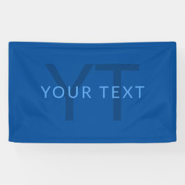 Lona Plantilla de texto editable para nombre monogramad