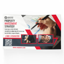 Plantilla roja de promo banner