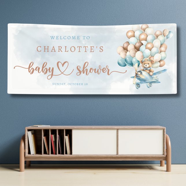 Lona ¡Podemos Esperar! Bienvenida a Baby Shower de los  (We can bearly wait baby shower welcome banner, personlized banner)