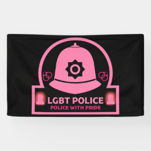 Lona Policía del Orgullo Gay LGBT+
