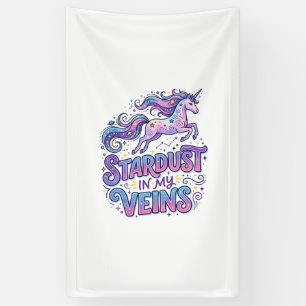 Lona Polvo de Estrellas de Unicornio en Mis Venas Regal