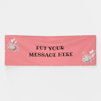 LONA PONGA SU MENSAJE AQUÍ... BANDERA