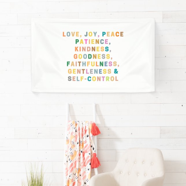 Lona Positive | LOVE, JOY, PEACE - blue flower  (In situ)