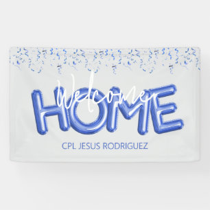 Lona Póster de fiesta de bienvenida en casa para héroe 