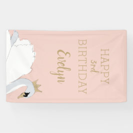 Lona Poster de fiesta de cumpleaños en la fase central