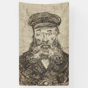 Lona Postman Joseph Roulin (Esbozo Sepia) (de van Gogh)