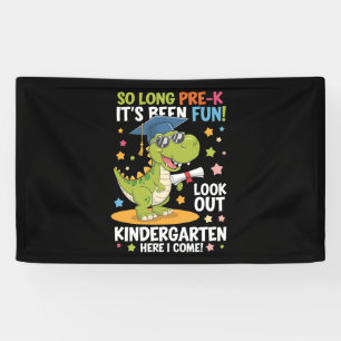 Lona Pre K Graduado Kindergarten Dinosaur T Rex