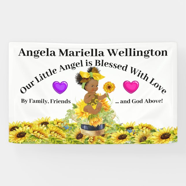 Lona Precious Baby Sunflower Theme (Horizontal)