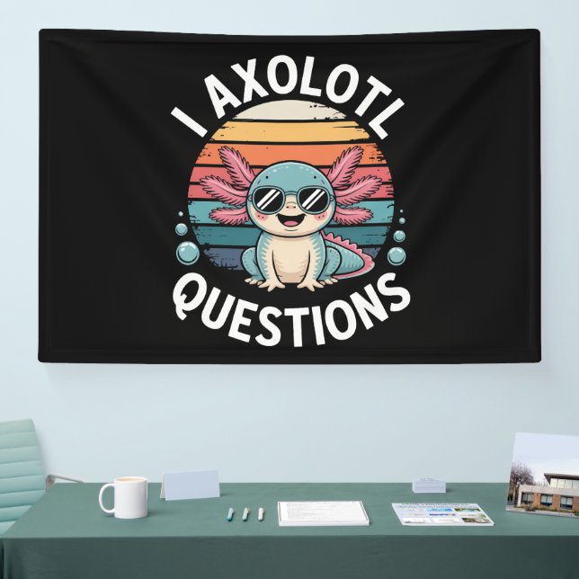 Lona Preguntas sobre Ajolotes (Feria)