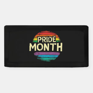 Lona PRIDE MONTH 2024, lgbtq, logotipo