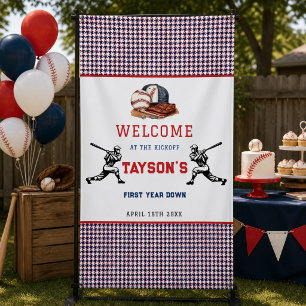 Lona Primer año en el Béisbol Fiesta de cumpleaños
