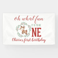 Primer cumpleaños de renos navidades