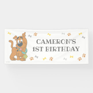 Lona Primer cumpleaños de Scooby-Doo