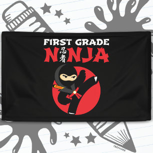 Lona Primer Día De Regreso A La Escuela De Ninja Kick D