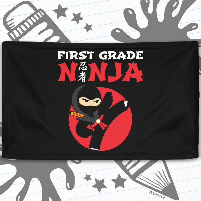 Lona Primer Día De Regreso A La Escuela De Ninja Kick D (Subido por el creador)