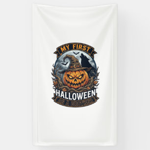 Lona Primer Halloween como hermano Pumpkin Wolf Moon_1