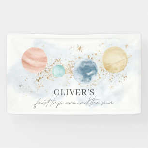 Lona Primer Viaje Alrededor Del Panorama Del Sol