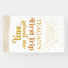 Lona Primer viaje alrededor del Personalizado del prime