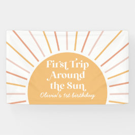 Lona Primer viaje alrededor del sol Cumpleaños 1er sol