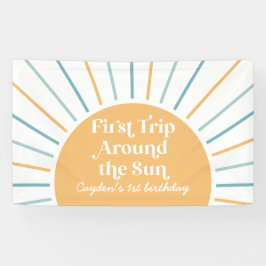 Lona Primer viaje alrededor del sol Cumpleaños 1er sol