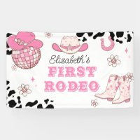 Primera cumpleaños de vaquera de rodeo
