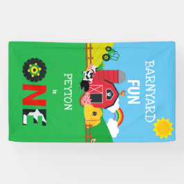 Lona Primera granja de animales Barnyard Diversión para