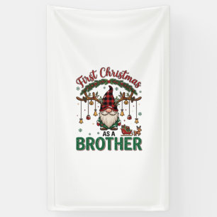 Lona Primera Navidad como hermano Gnome Trineo de renos