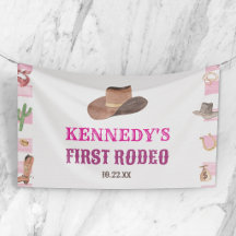 Primera Vaquera de Rodeo 1er Cumpleaños