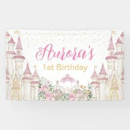Lona Princess Castle Carriage Poster de banners de cump