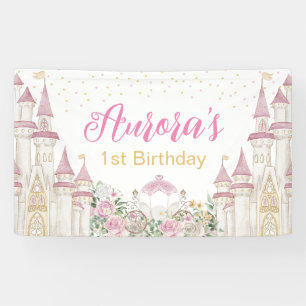Lona Princess Castle Carriage Poster de banners de cump
