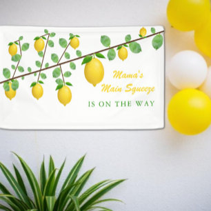 Lona Principal Squeeze Lemon Género Neutral Baby Shower