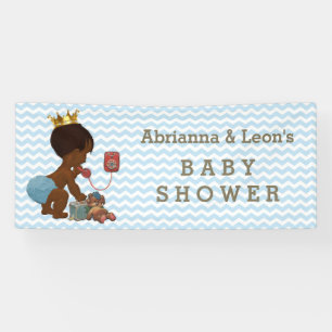 Lona Príncipe étnico en los galones Baby Shower del