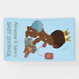 Lona Príncipe étnico personalizado en Baby Shower por t