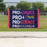 Lona Pro-Choice, Pro-Love, Pro-Science, Pro-Kamala 2024<br><div class="desc">Muestre su apoyo a Kamala Harris con esta poderosa elección de 2024. Resaltando valores como la pro-elección, la pro-amor y la pro-ciencia, esto es perfecto para quienes creen en un futuro liderado por la compasión, el progreso y la ciencia. Apoyen a Kamala Harris y hagan que su voz se escuche...</div>