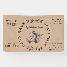 Lona productos lácteos de cabra de cosecha frescos