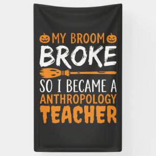 Lona Profesor de Antropología Escoba Rota Diseño de Hal