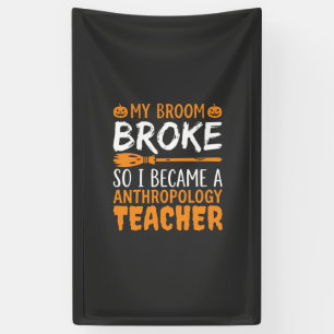 Lona Profesor de Antropología Escoba Rota Diseño de Hal