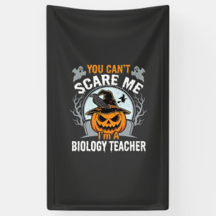 Lona Profesor de Biología de Halloween No Puedes Asusta