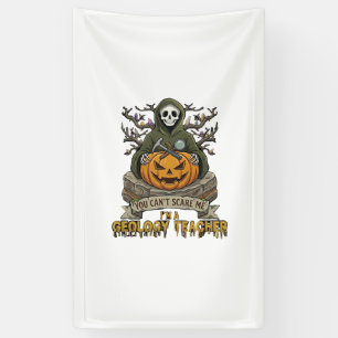 Lona Profesor de Geología No Puedes Asustarme Halloween