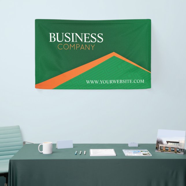 Lona Professional Green with Orange Stripe Business (Feria)