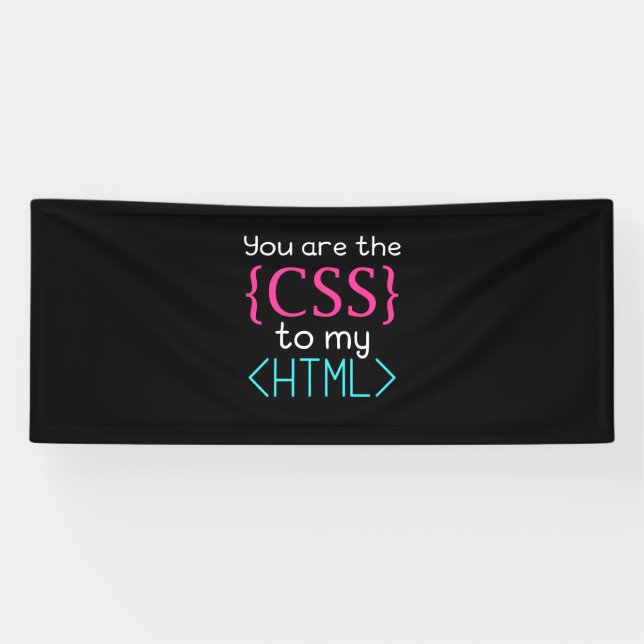 Lona Programador Usted Es El Css A Mi Html (Horizontal)