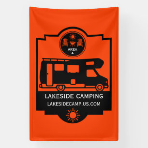 Lona Promoción de campamento para caravanas