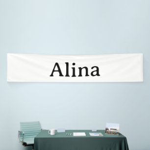 Lona Promoción de marca simple 2.5' x 12' Interior