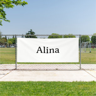 Lona Promoción de marca simple 4' x 10' al aire libre