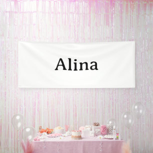 Lona Promoción de Marca Simple 4' x 10' Interior