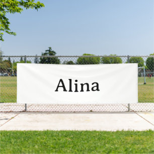 Lona Promoción de marca simple 4' x 12' al aire libre