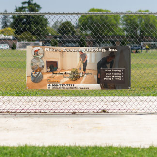 Lona Promoción del contratista de instalación de pisos 