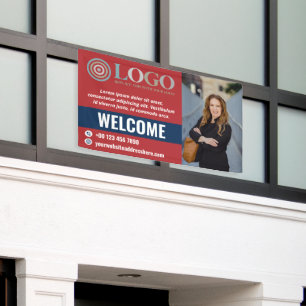 Lona Promoción del logotipo de la imagen de la pequeña