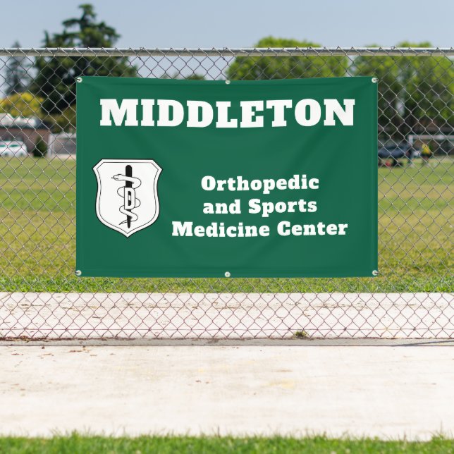 Lona Promotional Business Banner with Logo (in situ)