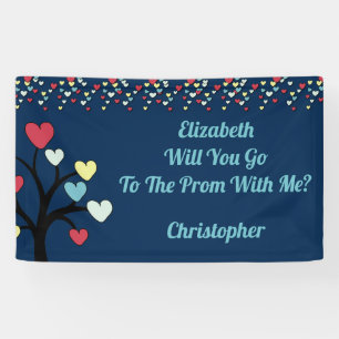 Lona Promposal pide al corazón del amor del baile de